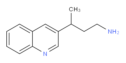 3-(quinolin-3-yl)butan-1-amine