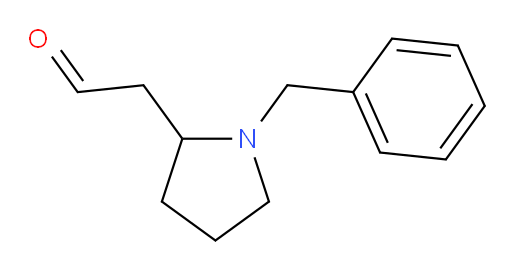 2-(1-benzylpyrrolidin-2-yl)acetaldehyde