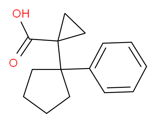 1-(1-phenylcyclopentyl)cyclopropane-1-carboxylic acid