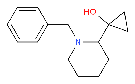 1-(1-benzylpiperidin-2-yl)cyclopropan-1-ol