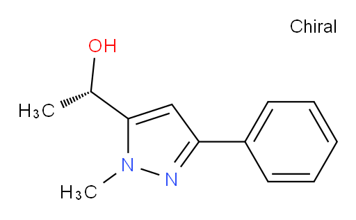 (1S)-1-(1-methyl-3-phenyl-1H-pyrazol-5-yl)ethan-1-ol