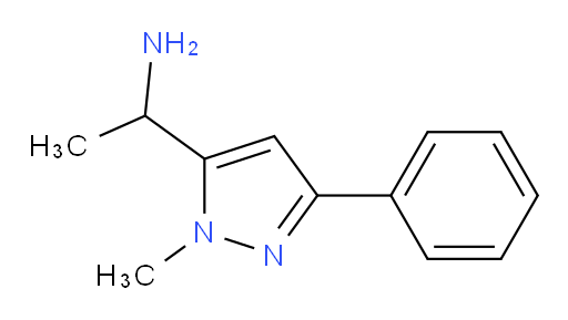 1-(1-methyl-3-phenyl-1H-pyrazol-5-yl)ethan-1-amine