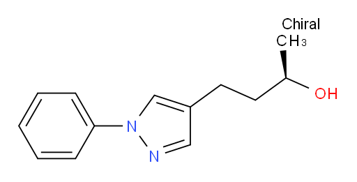 (2R)-4-(1-phenyl-1H-pyrazol-4-yl)butan-2-ol