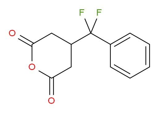 4-[difluoro(phenyl)methyl]oxane-2,6-dione