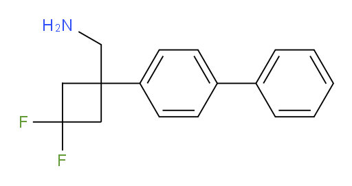 [3,3-difluoro-1-(4-phenylphenyl)cyclobutyl]methanamine