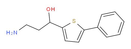 3-amino-1-(5-phenylthiophen-2-yl)propan-1-ol