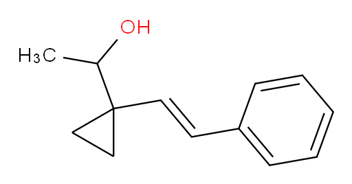 1-[1-(2-phenylethenyl)cyclopropyl]ethan-1-ol