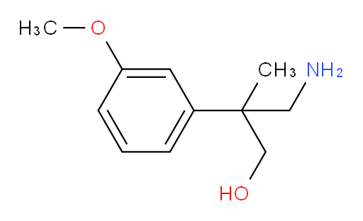 3-amino-2-(3-methoxyphenyl)-2-methylpropan-1-ol