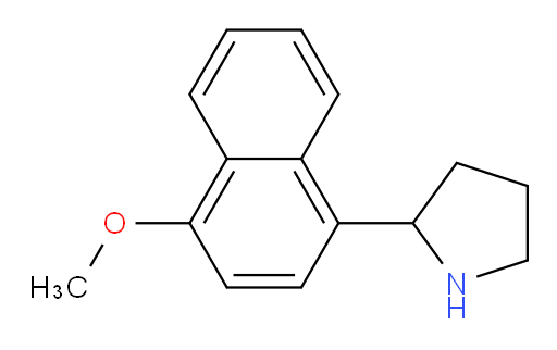 2-(4-methoxynaphthalen-1-yl)pyrrolidine