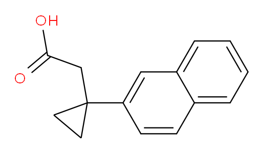 2-[1-(naphthalen-2-yl)cyclopropyl]acetic acid