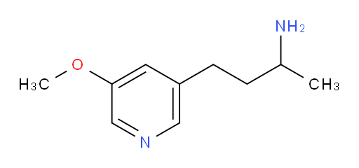 4-(5-methoxypyridin-3-yl)butan-2-amine