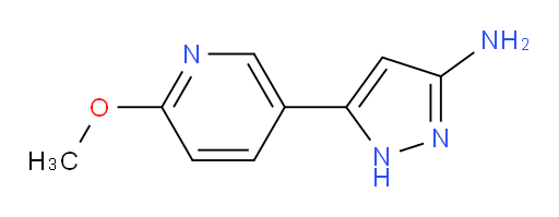 5-(6-methoxypyridin-3-yl)-1H-pyrazol-3-amine