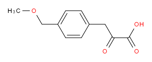 3-[4-(methoxymethyl)phenyl]-2-oxopropanoic acid