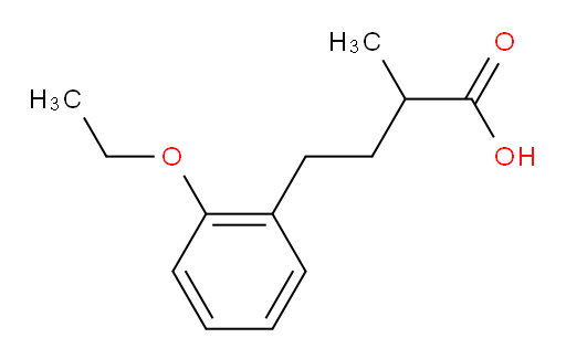 4-(2-ethoxyphenyl)-2-methylbutanoic acid