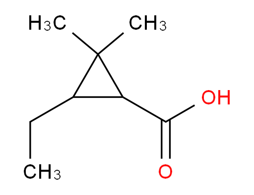 3-ethyl-2,2-dimethylcyclopropane-1-carboxylic acid