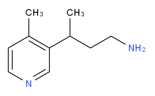 3-(4-methylpyridin-3-yl)butan-1-amine