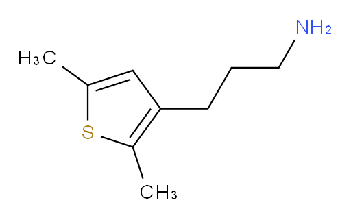 3-(2,5-dimethylthiophen-3-yl)propan-1-amine
