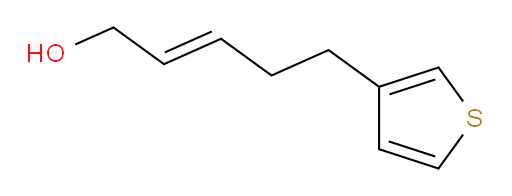 5-(thiophen-3-yl)pent-2-en-1-ol