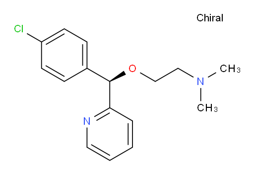 {2-[(R)-(4-chlorophenyl)(pyridin-2-yl)methoxy]ethyl}dimethylamine