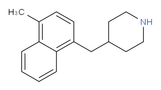4-[(4-methylnaphthalen-1-yl)methyl]piperidine