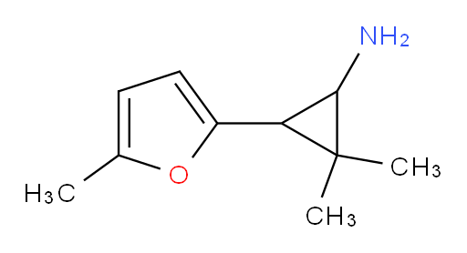 2,2-dimethyl-3-(5-methylfuran-2-yl)cyclopropan-1-amine