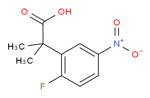 2-(2-fluoro-5-nitrophenyl)-2-methylpropanoic acid