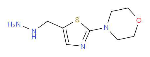 4-[5-(hydrazinylmethyl)-1,3-thiazol-2-yl]morpholine