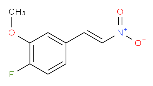 1-fluoro-2-methoxy-4-(2-nitroethenyl)benzene