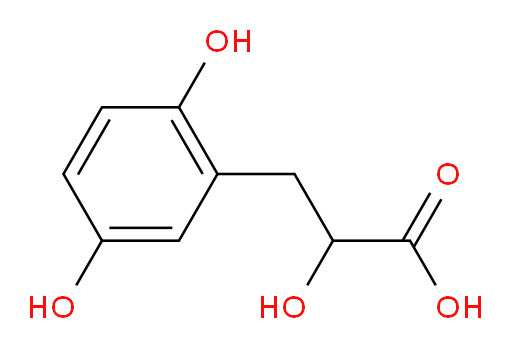 3-(2,5-dihydroxyphenyl)-2-hydroxypropanoic acid