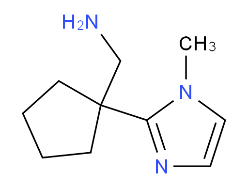 [1-(1-methyl-1H-imidazol-2-yl)cyclopentyl]methanamine