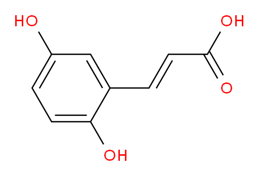 3-(2,5-dihydroxyphenyl)prop-2-enoic acid