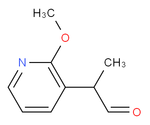 2-(2-methoxypyridin-3-yl)propanal