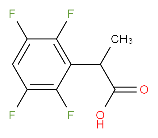 2-(2,3,5,6-tetrafluorophenyl)propanoic acid