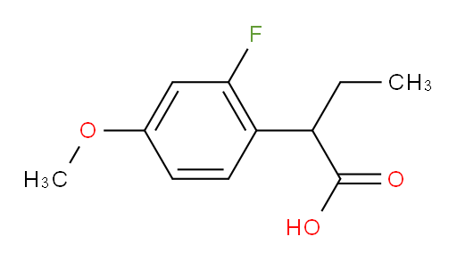 2-(2-fluoro-4-methoxyphenyl)butanoic acid