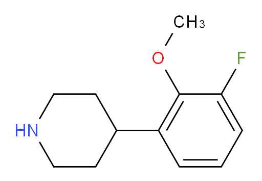 4-(3-fluoro-2-methoxyphenyl)piperidine