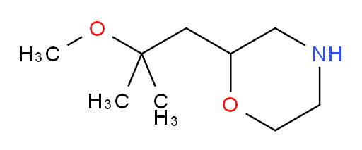 2-(2-methoxy-2-methylpropyl)morpholine