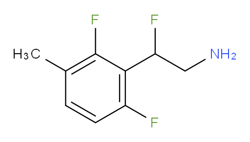 2-(2,6-difluoro-3-methylphenyl)-2-fluoroethan-1-amine