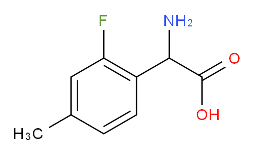 2-amino-2-(2-fluoro-4-methylphenyl)acetic acid