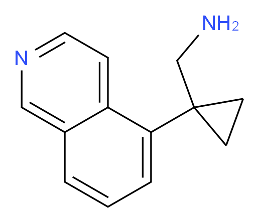 [1-(isoquinolin-5-yl)cyclopropyl]methanamine