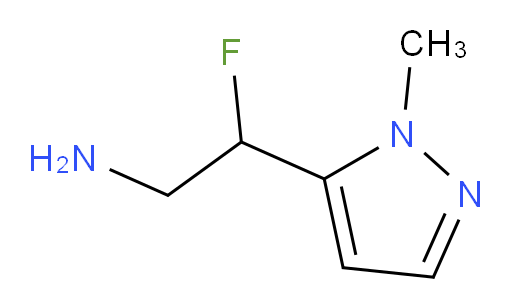 2-fluoro-2-(1-methyl-1H-pyrazol-5-yl)ethan-1-amine