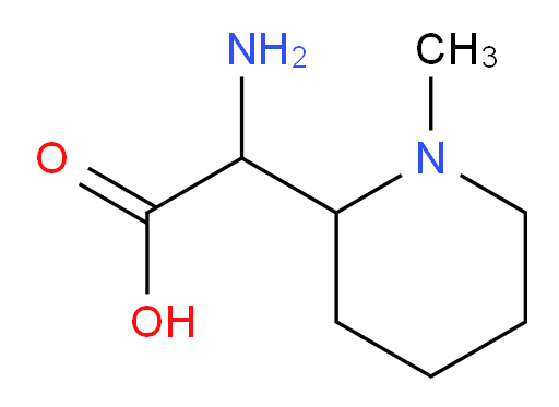 2-amino-2-(1-methylpiperidin-2-yl)acetic acid