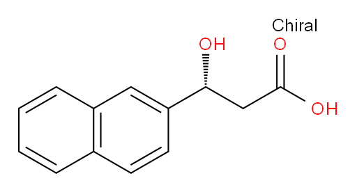 (3R)-3-hydroxy-3-(naphthalen-2-yl)propanoic acid