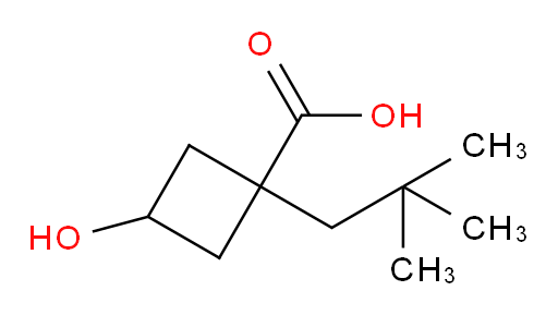 1-(2,2-dimethylpropyl)-3-hydroxycyclobutane-1-carboxylic acid