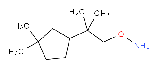 O-[2-(3,3-dimethylcyclopentyl)-2-methylpropyl]hydroxylamine