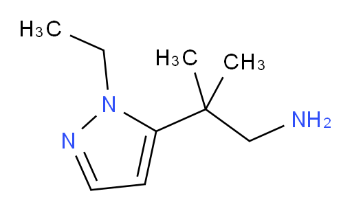 2-(1-ethyl-1H-pyrazol-5-yl)-2-methylpropan-1-amine