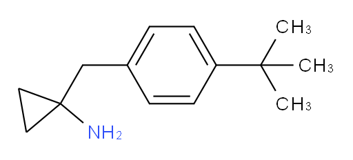 1-[(4-tert-butylphenyl)methyl]cyclopropan-1-amine