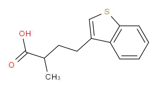 4-(1-benzothiophen-3-yl)-2-methylbutanoic acid