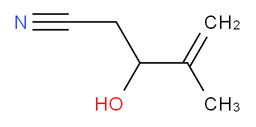 3-hydroxy-4-methylpent-4-enenitrile