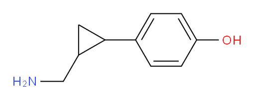 4-[2-(aminomethyl)cyclopropyl]phenol
