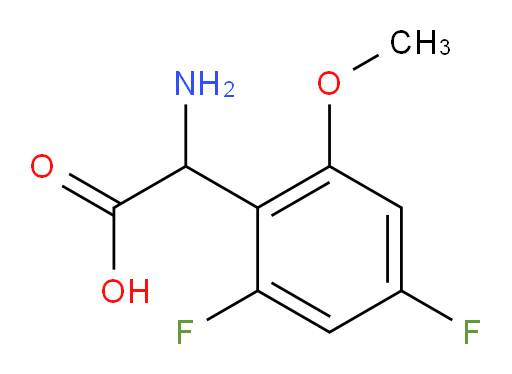 2-amino-2-(2,4-difluoro-6-methoxyphenyl)acetic acid